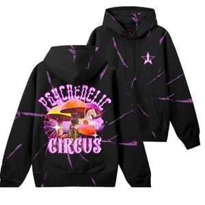 JEFFREE STAR psychedelic circus hoodie sweatshirt NEW w/proof of purchase unisex
